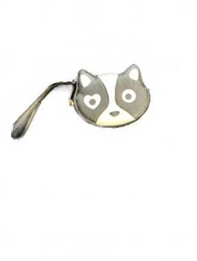 Luv Betsey Zip-Around Wristlet Pouch with Dog Face Design